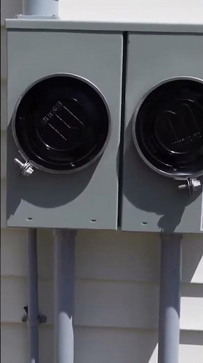 Ground of a two gang meterbase