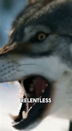 Epic Snow Chase: Wolf vs. Deer in Slow Motion 🐺❄️