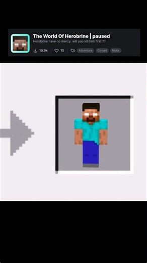 craft 184! ( herobrine 💀) #minecraft