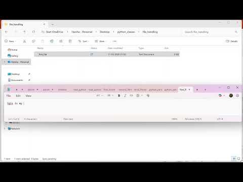 Day11:file handling till read methods