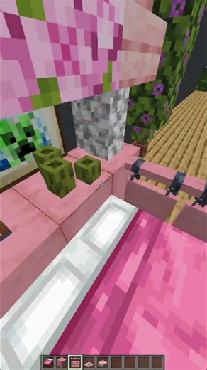 Minecraft Cherry Bed 💀 #minecraft