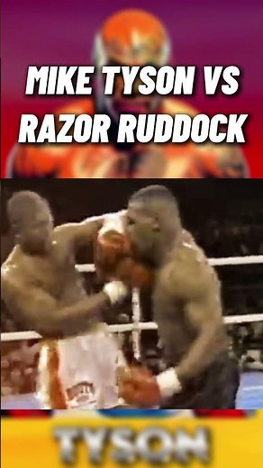 MIKE TYSON vs RAZOR RUDDOCK | Brutal Heavyweight WAR! Full Fight Highlights)