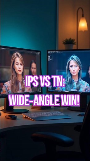 IPS vs TN: Wide‑Angle Win! 📺✨🎯 #Sparked #Breakthrough #ipslcd #ipsvstn #wideviewingangle