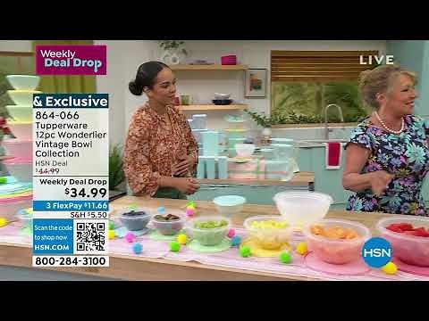 Tupperware 12piece Wonderlier Vintage Bowl Collection