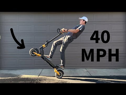 This "Cheap" Amazon Electric Scooter Is SCARY FAST!