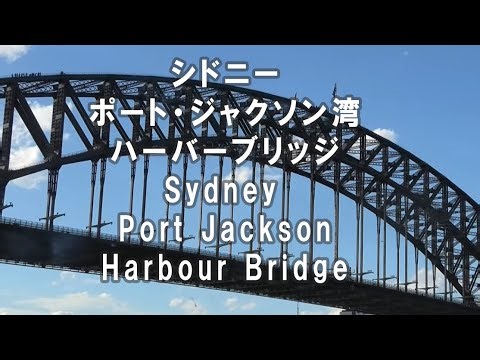 シドニー ポートジャクソン ハーバーブリッジ 遊覧船から見た景色 4K静止動画
