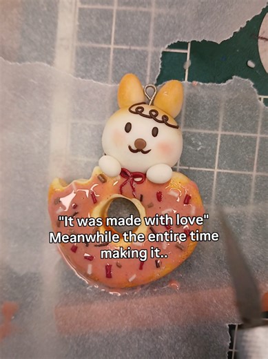 Creating Adorable Clay Donut Bunnies