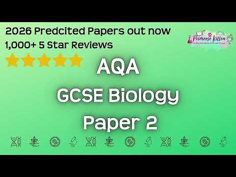 Revise all of AQA GCSE Biology Paper 2 | 8th June 2026