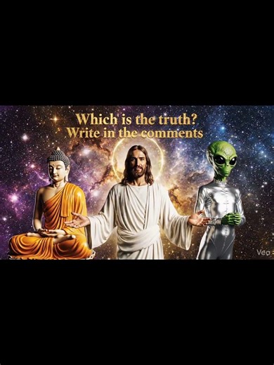 Which is the Truth? Buddha, Jesus, or Aliens? 🌌