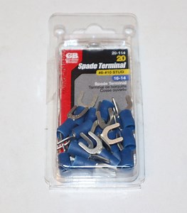 Gardner Bender 20-114 16-14 Blue Spade Terminal 20 Pack