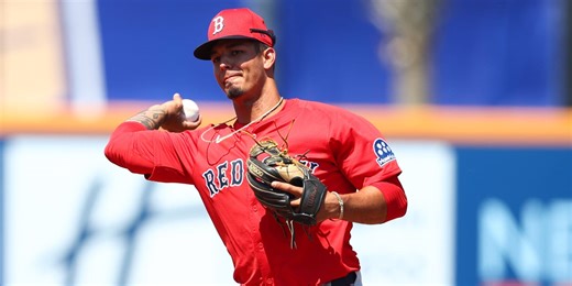 Angels trade outfield prospect to Boston for infielder Grissom