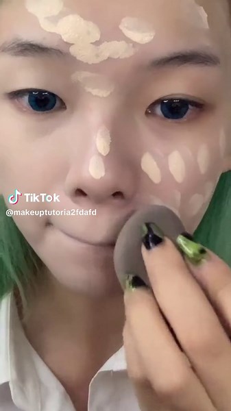 Ahri Imitation makeup#ahri #LOL #makeup