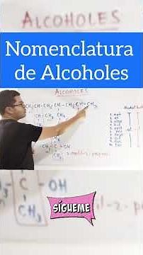 Nomenclature of Alcohols #hydrocarbons #chemistry #organicchemistry #carbon