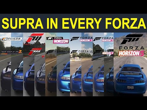 Toyota Supra In EVERY Forza (Motorsport & Horizon) l Sound Comparison Of Supra In FM 1-7 & FH 1-5
