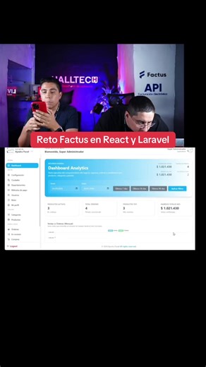 Reto Factus en React y Laravel 🚀🤩 #halltec #amamoshacersoftware #retofactus #laravel #react