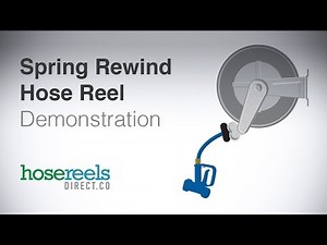 How do spring rewind reels operate