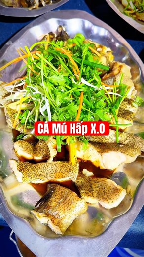 Steamed Grouper with X.O Sauce - A Super VIP Party Dish #cookwithyou