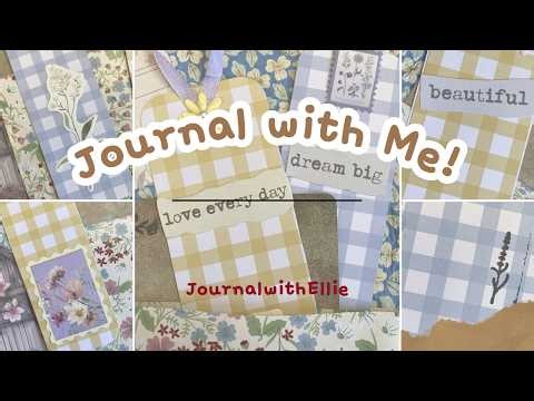 Junk Journal Scraps | Let's Make Bookmarks SUPER EASY BEGINNER FRIENDLY #junkjournal #journalwithme