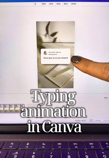 Create Typing Animation in Canva Easily