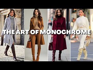 How to Master the Monochrome Look Every Time!