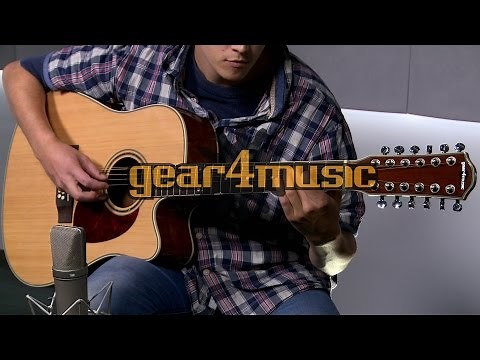 Dreadnought 12 String Acoustic Guitar by Gear4music