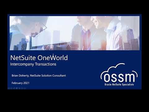 OneWorld - Best Practice Guide for Entering Intercompany Transactions in NetSuite