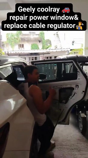 Geely Coolray 🚗 Repair of powerwindow& Change regulator cable 🧑‍🔧 Thankyou maam 🤝 #hilightseveryonefollowers #homeservices #powerwindow #autohomeservice #oncallmechanic #powerwindowrepair | John Geroy