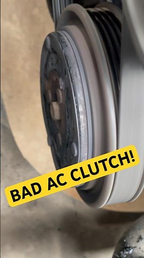 Faulty AC Compressor Clutch & Pulley – Here’s What It Looks Like