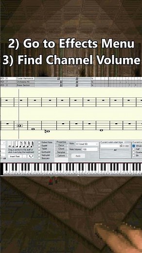Applying Cool Effects to Doom MIDI Notes #doommusic #doomtracks