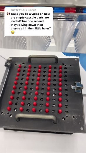 Capsule Filling Tray Demonstration | How Things Are Made