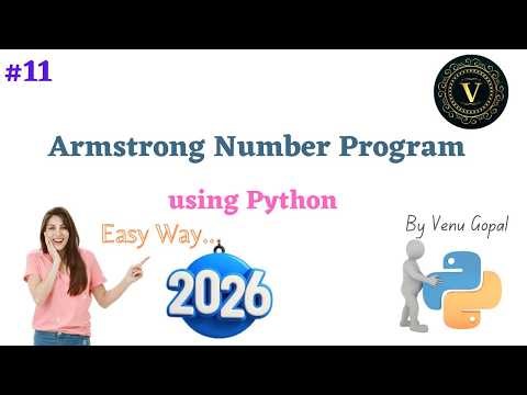 Armstrong Number Program In Python | Python Program To Check Given Number Is Armstrong