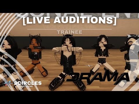 [LIVE AUDITION] Team 5 - 'Drama' aespa Performance (Pre-Show) ROBLOX KPOP TRAINEE