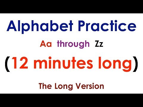 Alphabet Practice | Read and Speak | English Speaking Practice | ESL | EFL | ELL