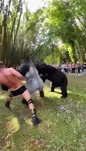 Man vs Nature. No rules. #ManVsNature #WildFight #Unbelievable