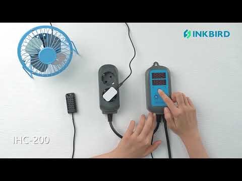 INKBIRD IHC-200 Pre-wired Digital Dural Stage Humidity Controller,
