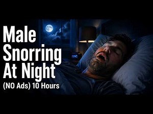 Male Snoring Sound for 10 Hours | Deep Sleep White Noise (No Ads)