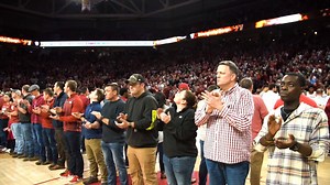 84K views · 2.5K reactions | It was an honor to recognize the Fayetteville Police Department and members of Officer Carr's family at tonight's Arkansas Razorback Men's Basketball game. | Arkansas Razorbacks | Facebook