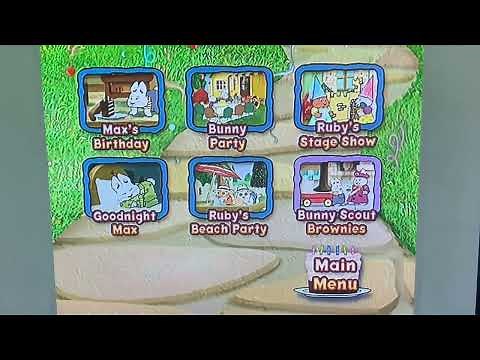 Max & Ruby: Max’s Birthday 2008 DVD Menu Walkthrough