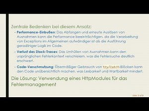 Verständnis der Exception Handling Using HttpModule in ASP.NET