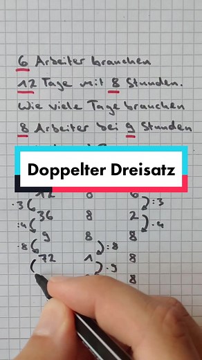Dreisatzprobleme leicht gemacht: Beispiele & Erklärungen