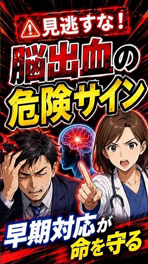 【出血の場所で症状が変わる！知っておきたい脳出血の種類と危険な初期サイン】◯