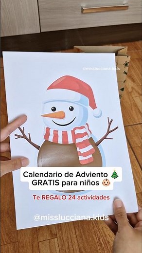 🎁 FREE Advent Calendar for Kids 👶🏻 Christmas Activities #christmas #adventcalendar