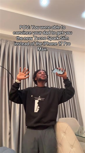 Convincing Dad to Choose Tecno Spark Slim Over iPhone 17
