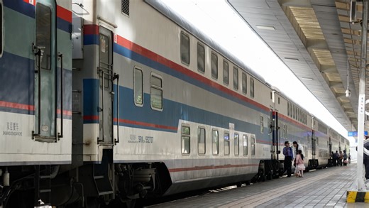 西局双层再造川渝！k1004双层客车散片记录