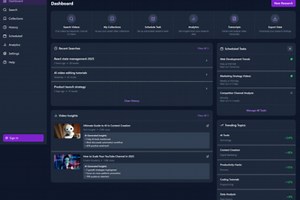 Youtube research and automation tool