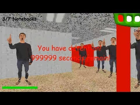 99 CRAZY FAST PRINCIPLES!!! 999999 SECONDS DETENTION!!! Baldi's Basics