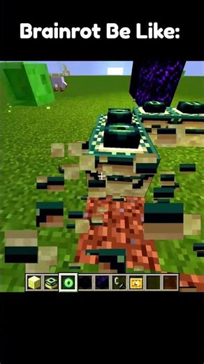 Minecraft Brainrot Be like 🥀 #minecraft #shorts