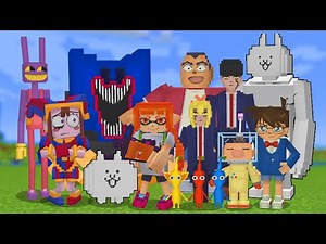 【マイクラ】モブを色んなキャラクターに作り直すマインクラフト【総集編】