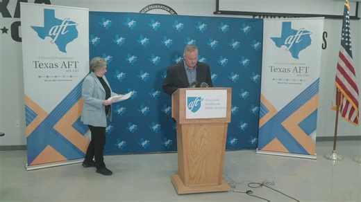 AFT and Texas AFT are fighting back against the unlawful investigations into more than 350 educators over social media posts. We are challenging the Texas Education Agency in court to stop these First Amendment violations to protect our teachers' licenses and livelihoods. Watch the full press conference with Randi Weingarten and Zeph Capo on our legal strategy to protect Texas educators. | AFT