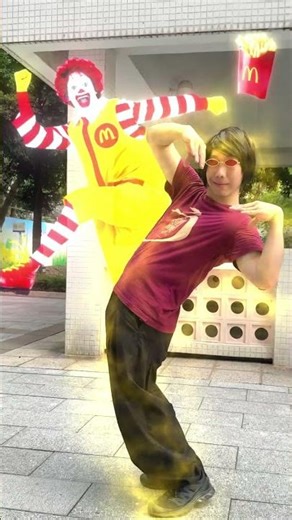 KFC vs McDonald's with JoJo style #shorts #anime